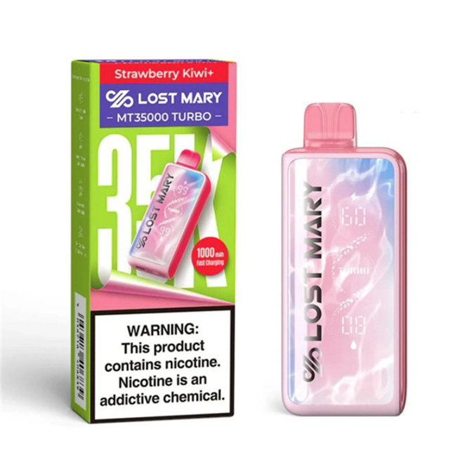 Picture of LOSTMARY TURBO DISPOSABLE MT35000 5CT - STRAWBERRY KIWI
