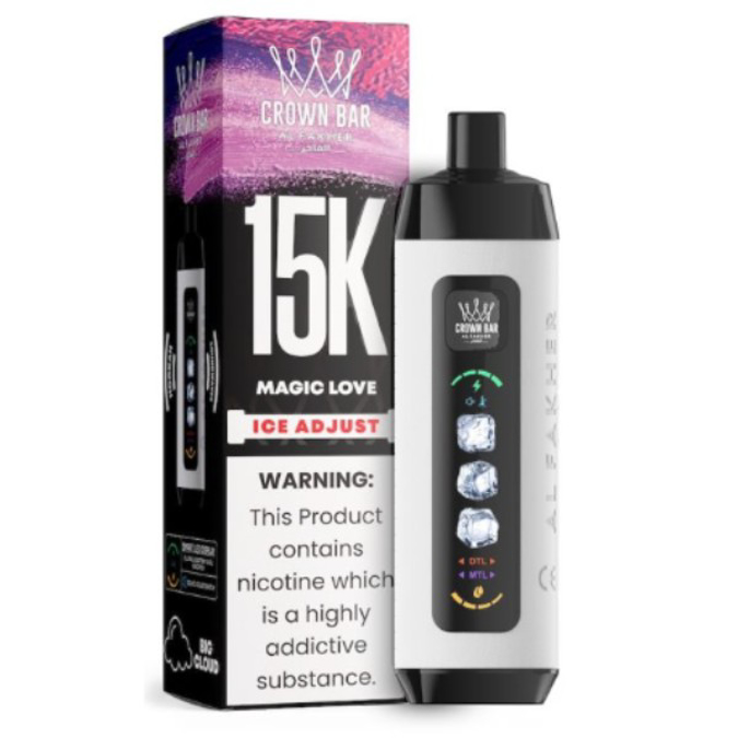 Picture of CROWN BAR DISPOSABLE 15K PUFFS 5CT - MAGIC LOVE