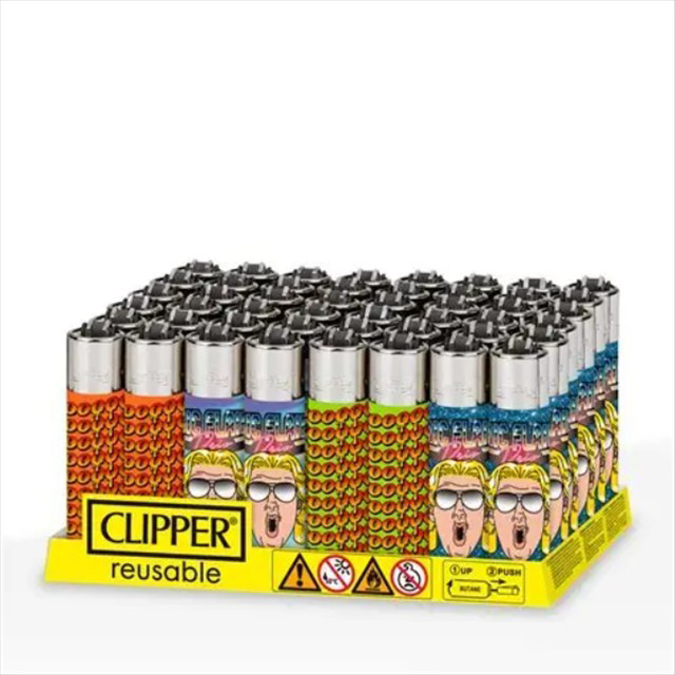 Picture of CLIPPER FLINT LIGHTER DISPLAY 48CT - RIC FLAIR