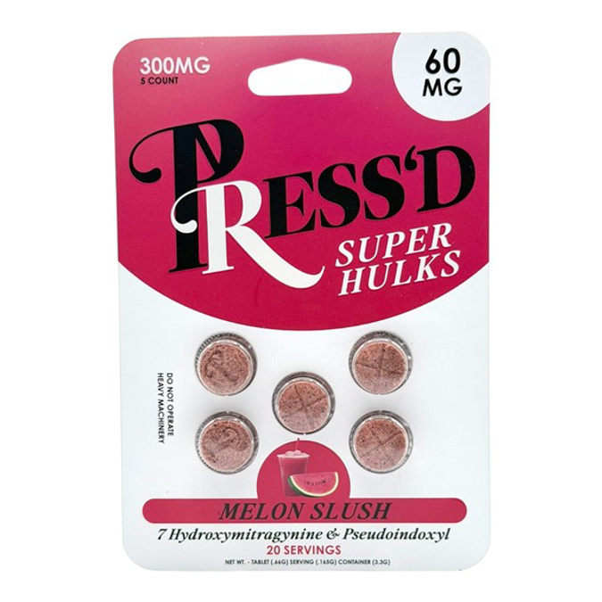 Picture of HYDROX - PRESSD SUPER HULKS TAB 60MG 5CT - WATERMELON SLUSH