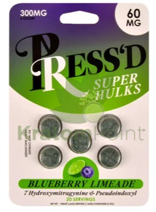 Picture of H - PRES SUPER HULKS 60 5CT - BLUEBERRY LIMEADE