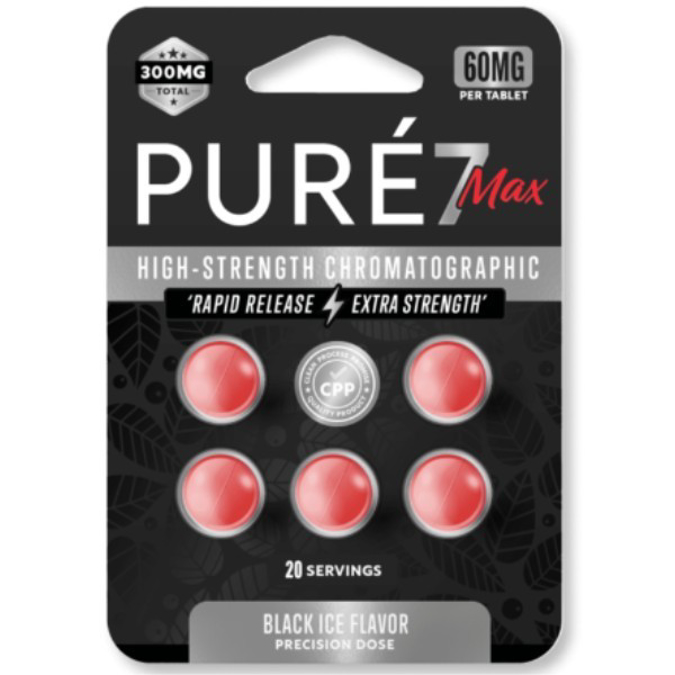 Picture of HYDROX - PURE7 MAX TAB 60MG 5CT - BLACK ICE