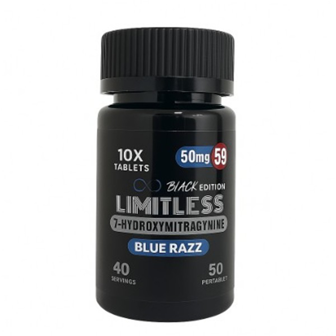 Picture of HYDROXY - LIMITLESS TAB 50MG 10CT - BLUE RAZZ