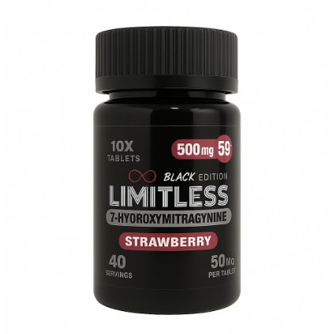 Picture of HYDROXY - LIMITLESS TAB 50MG 10CT - STRAWBERRY