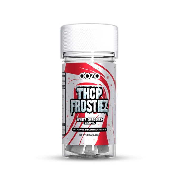 Picture of DOZO THCP FROSTIEZ PREROLLS 1.75GM 5CT - WHITE CHERRIEZ