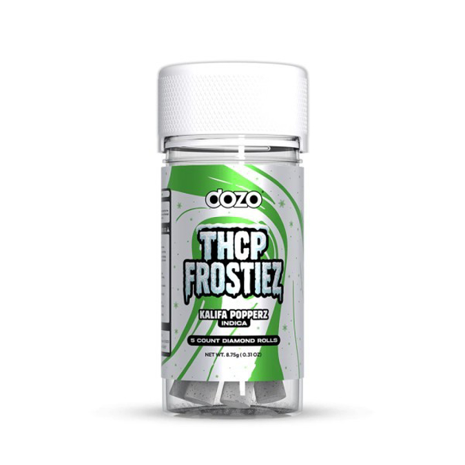 Picture of DOZO THCP FROSTIEZ PREROLLS 1.75GM 5CT - KALIFA POPPERZ