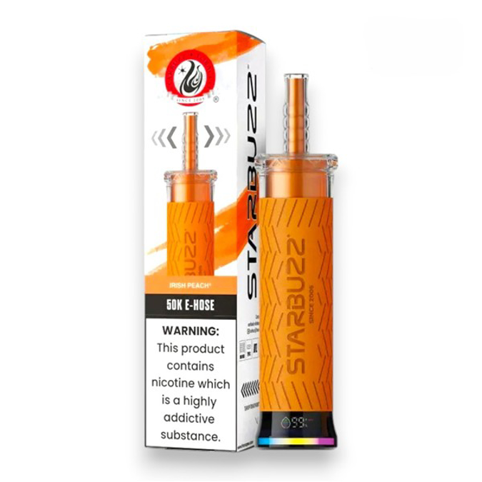 Picture of STARBUZZ DISPOSABLE 50K PUFF 1CT - IRISH PEACH