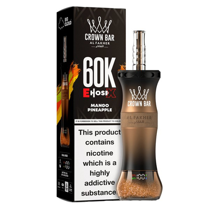 Picture of CROWN BAR DISPOSABLE 60K PUFF 5CT - MANGO PINEAPPLE