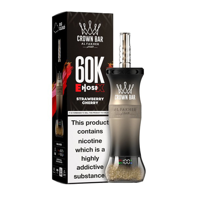 Picture of CROWN BAR DISPOSABLE 60K PUFF 5CT - STRAWBERRY CHERRY