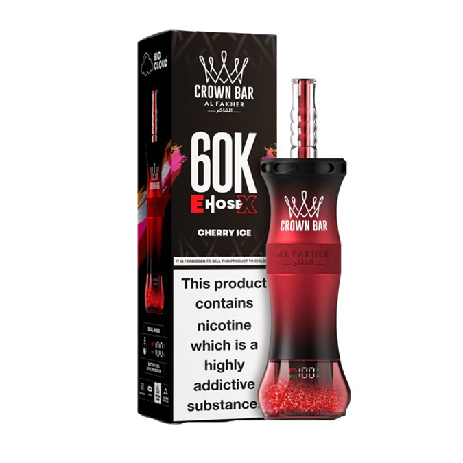 Picture of CROWN BAR DISPOSABLE 60K PUFF 5CT - CHERRY ICE