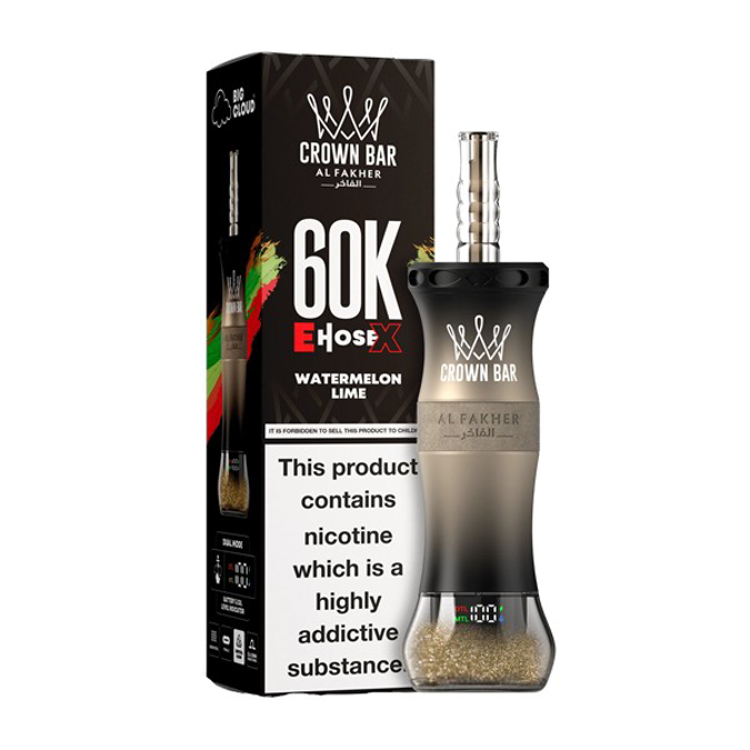 Picture of CROWN BAR DISPOSABLE 60K PUFF 5CT - WATERMELON LIME