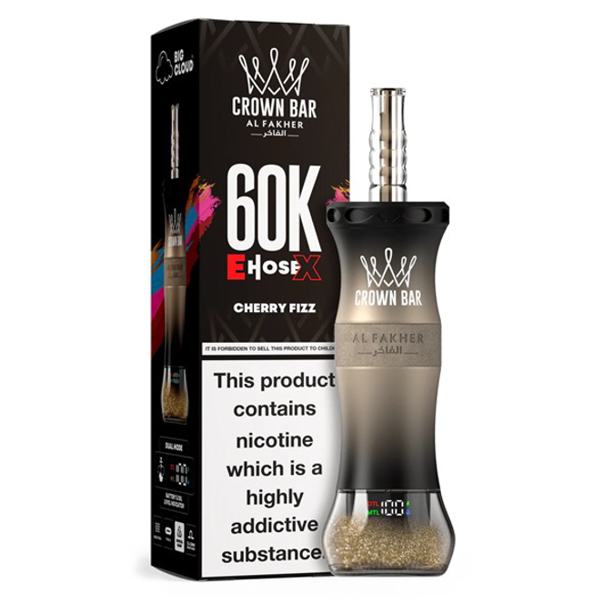 Picture of CROWN BAR DISPOSABLE 60K PUFF 5CT - CHERRY FIZZ