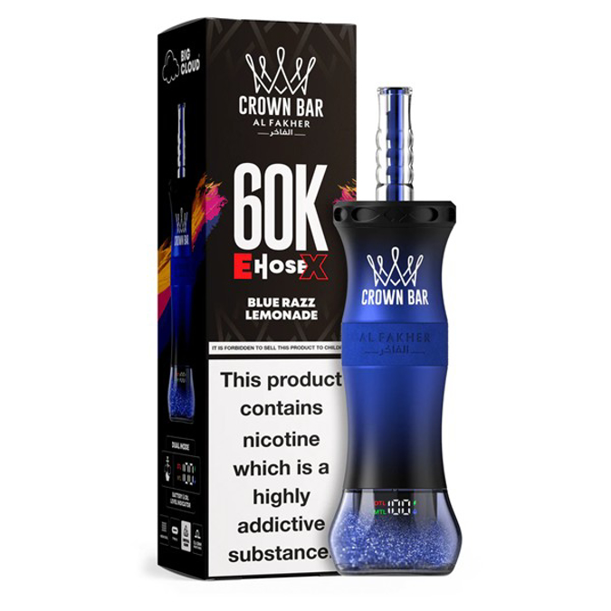 Picture of CROWN BAR DISPOSABLE 60K PUFF 5CT - BLUE RAZZ LEMONADE