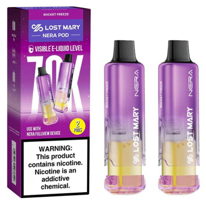 Picture of LOST MARY NERA 2PODS 70K PUFF 5CT/BOX - ROCKET FREEZE