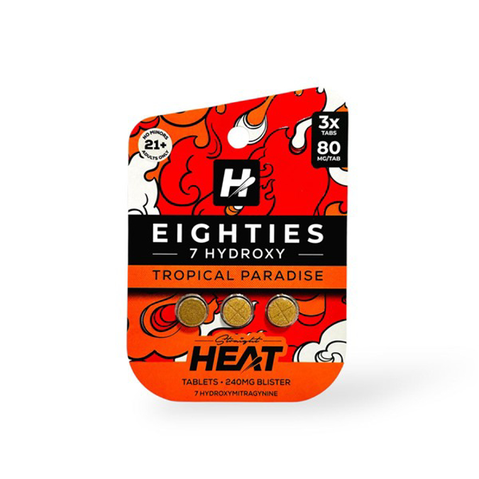 Picture of HYDROX - HEAT EIGHTIES TAB 80MG 3CT - TROPICAL PARADISE