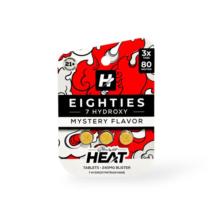 Picture of HYDROX - HEAT EIGHTIES TAB 80MG 3CT - MYSTERY