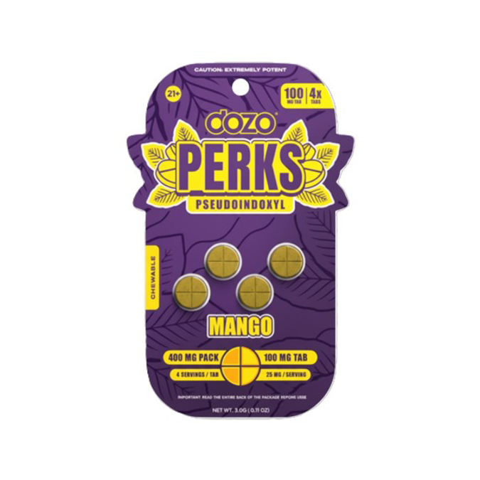 Picture of HYDROX - DOZO PERKS PSEUDO TAB 100MG 4CT - MANGO