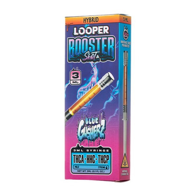 Picture of LOOPER BOOSTED SHOT SYRINGE 3ML - BLUE GUSHERZ