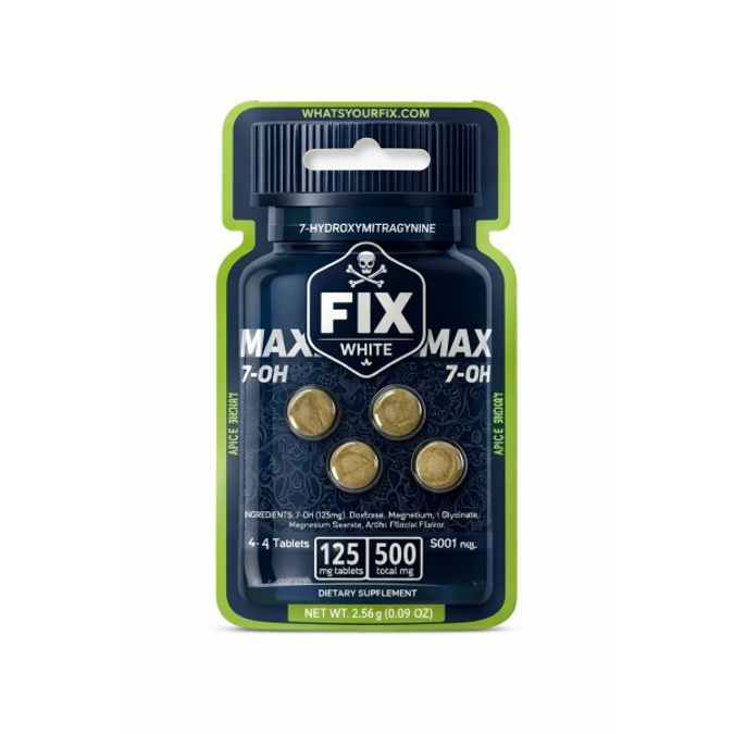 Picture of HYDROX - FIX MAX 7OH TAB 125MG 4CT - APPLE STRAWBERRY