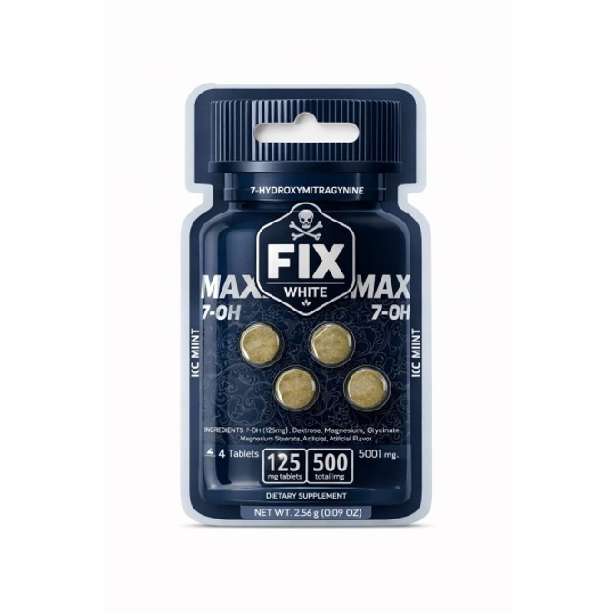 Picture of HYDROX - FIX MAX 7OH TAB 125MG 4CT - ICE MINT