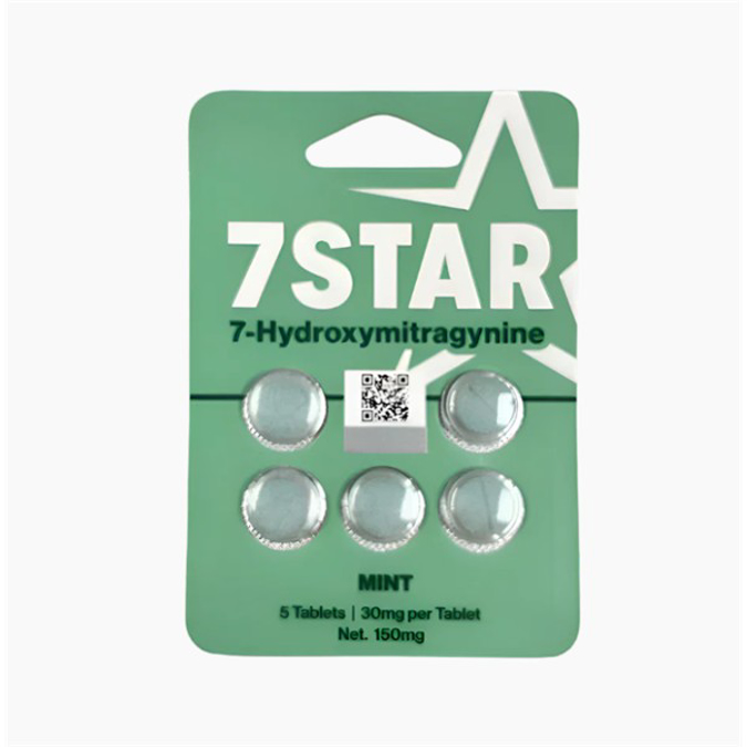 Picture of HYDROX - 7 Star tablets 30mg 5pk - MINT