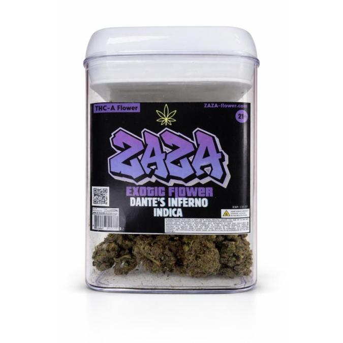 Picture of ZAZA EXOTIC FLOWER 112GM - DANTES INFERNO