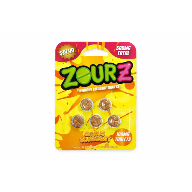 Picture of HYDROX - ZOURZ TAB 100MG 5 CT - CITRUS SUNBURST