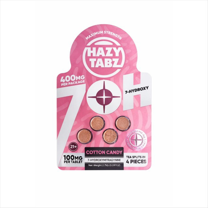 Picture of HYDROX - HAZY TABZ TAB 100MG 4CT - COTTON CANDY