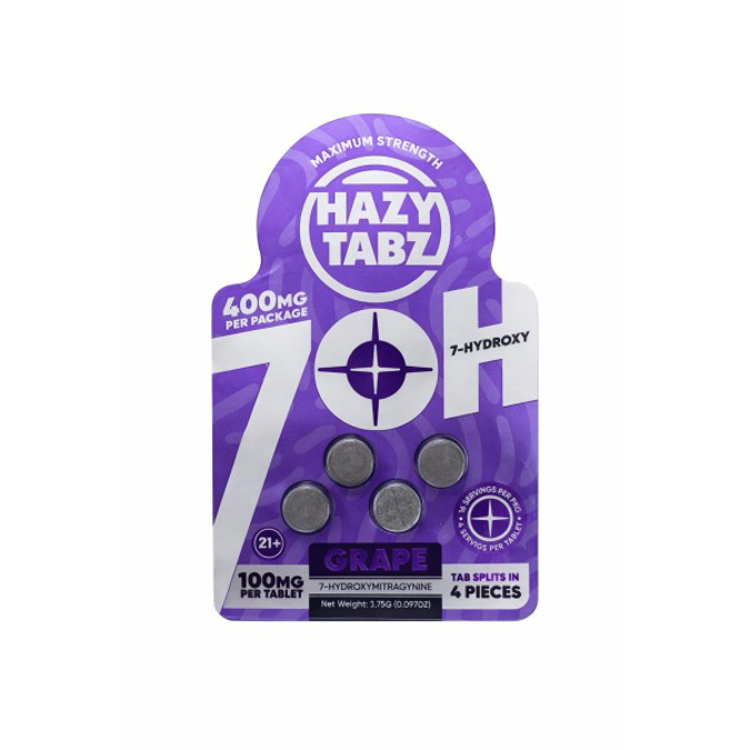 Picture of HYDROX - HAZY TABZ TAB 100MG 4CT - GRAPE