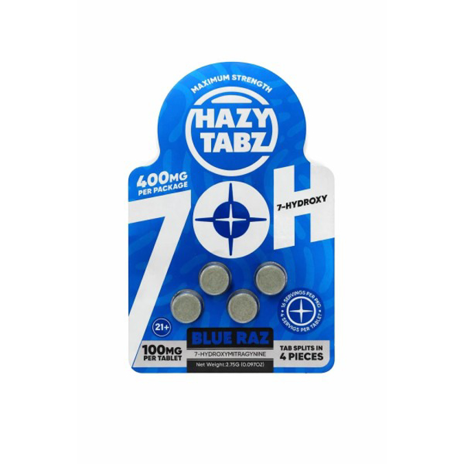 Picture of HYDROX - HAZY TABZ TAB 100MG 4CT - BLUE RAZ