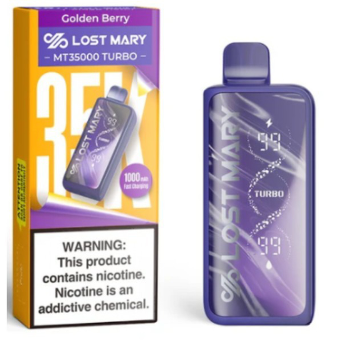 Picture of LOSTMARY TURBO DISPOSABLE MT35000 5CT - GOLDEN BERRY