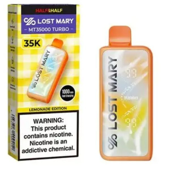 Picture of LOSTMARY TURBO DISPOSABLE MT35000 5CT - HALF HALF