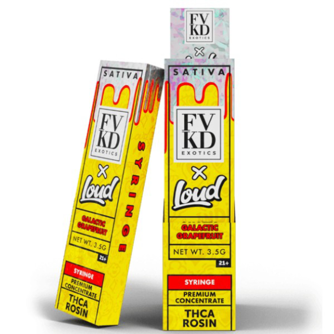 Picture of FVKD X LOUD SYRINGE 3.5GM - GALACTIC GRAPEFRUIT