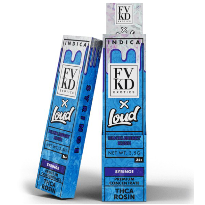 Picture of FVKD X LOUD SYRINGE 3.5GM - HUCKLEBERRY KUSH