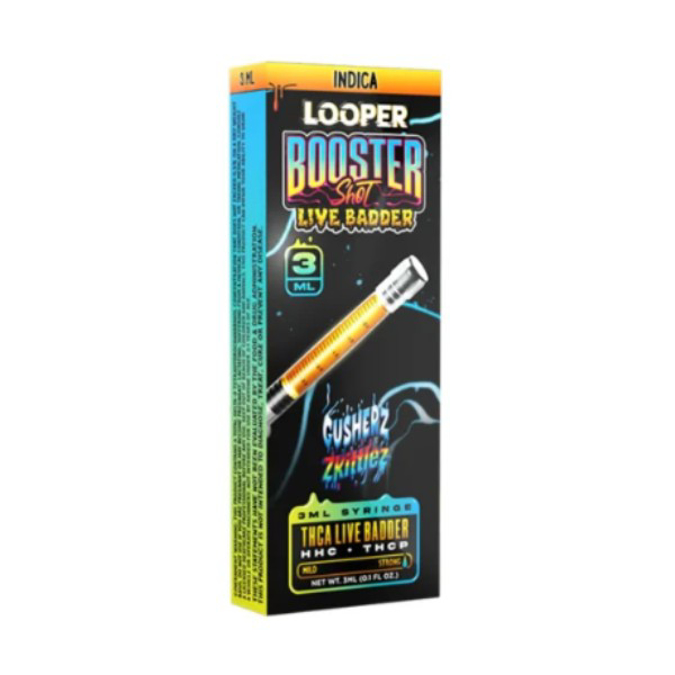 Picture of LOOPER BOOSTED SHOT SYRINGE 3ML - GUSHERZ ZKITTLEZ