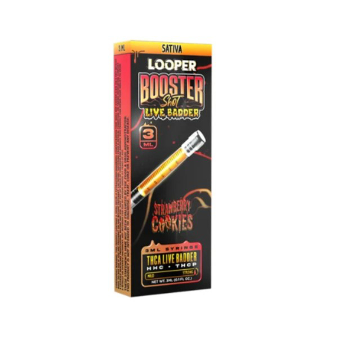 Picture of LOOPER BOOSTED SHOT SYRINGE 3ML - STRAWBERRY COOKIES