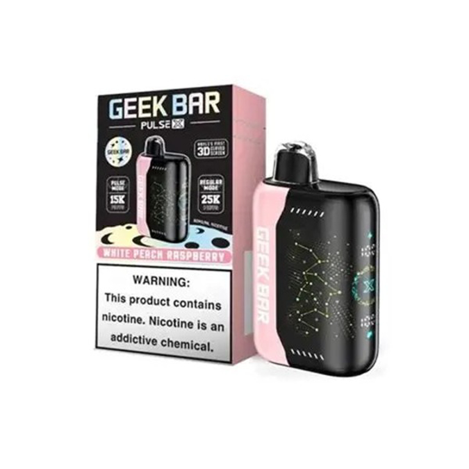 Picture of Geekbar Disposable 25 000 Puffs 5ct/bx - White Peach Raspberry