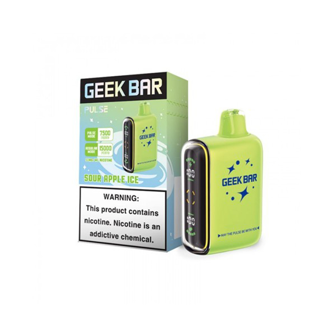 Picture of Geekbar Disposable 15 000 Puffs 5ct/bx - Sour Apple Ice