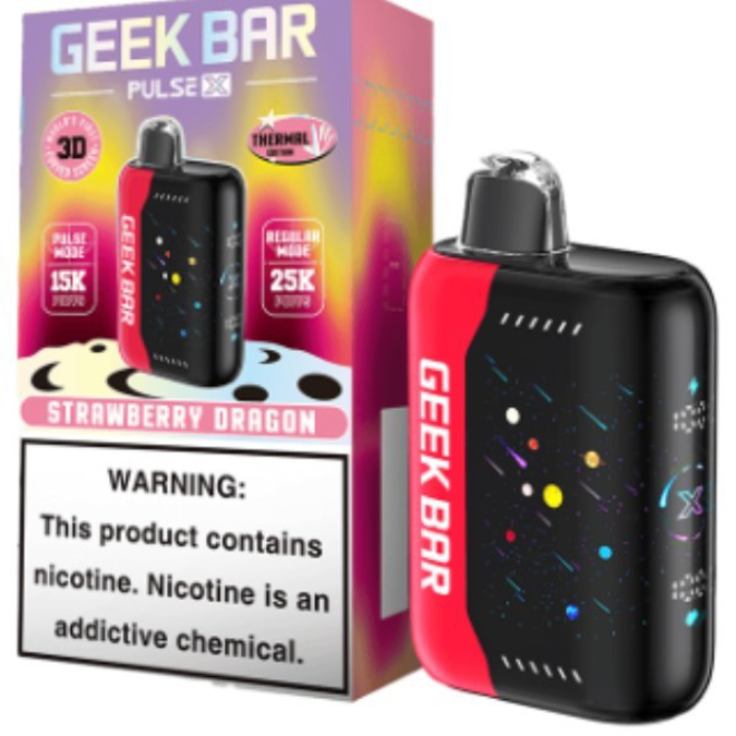 Picture of Geekbar Disposable 25 000 Puffs 5ct/bx -  Strawberry dragon
