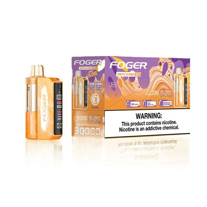 Picture of Foger Disposable kit Switch Pro 30 000 Puffs 5ct/bx - ORANGE SLUSH