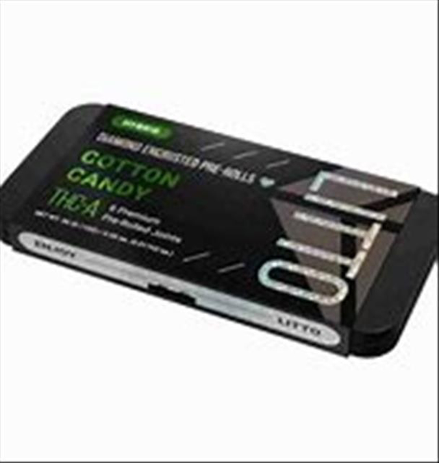 Picture of LITTO THCA DIAMOND PRE ROLLS 5PK/BX - COTTON CANDY