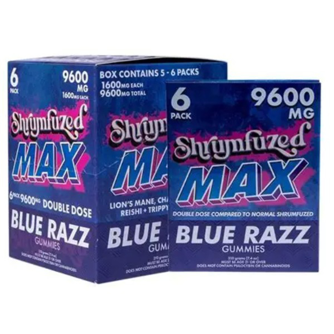 Picture of SHRUMFUZED MAX GUMMIES 1600MG 6CT- BLUE RAZZ