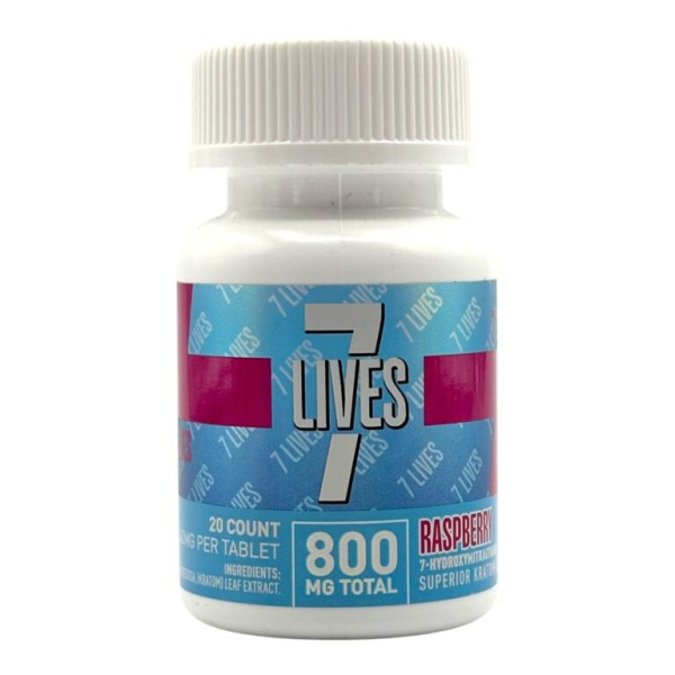 Picture of HYDROX - 7LIVES TAB 40MG 20CT - RASPBERRY