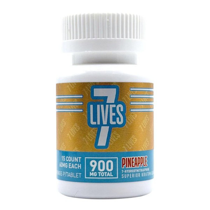 Picture of HYDROX - 7LIVES TAB 60MG 15CT - PINEAPPLE