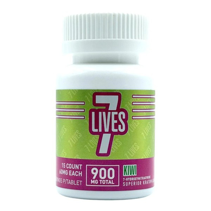 Picture of HYDROX - 7LIVES TAB 60MG 15CT - KIWI