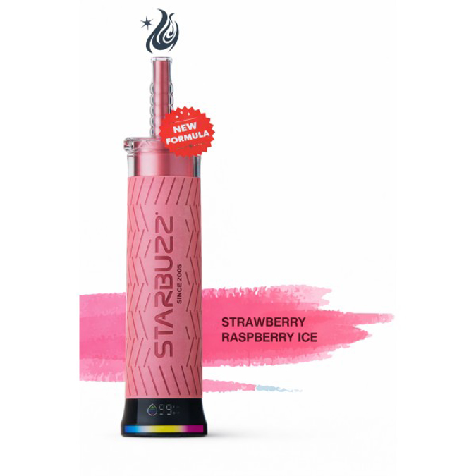 Picture of STARBUZZ DISPOSABLE 50K PUFF 5CT - STRAWBERRY RASPBERRY ICE