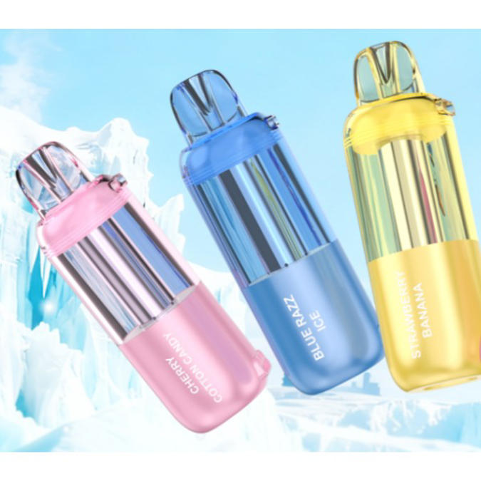 Picture of HI5 POD DISPOSABLE 50K PUFF 6CT - CHERRY COTTON CANDY