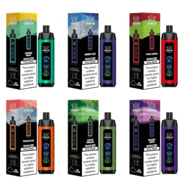 Picture of CROWN BAR DISPOSABLE 12K PUFFS 5CT - GRAPE BERRY