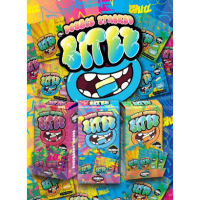 Picture of BITEZ GUMMIES 120K MG 2PK 60CT/BOX - SOUR WATERMELON LEMONADE & SOUR APPLE GRAPE