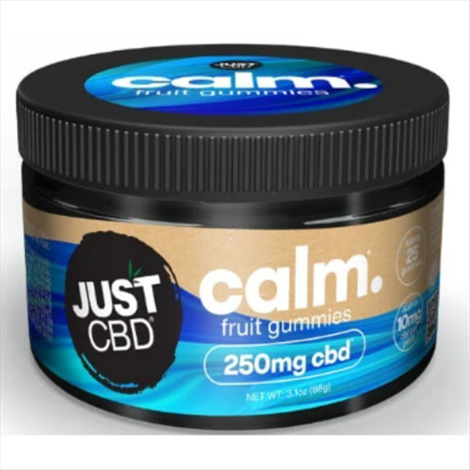 Picture of JUST CBD GUMMIES 250MG 25CT/JAR - CALM FRUIT